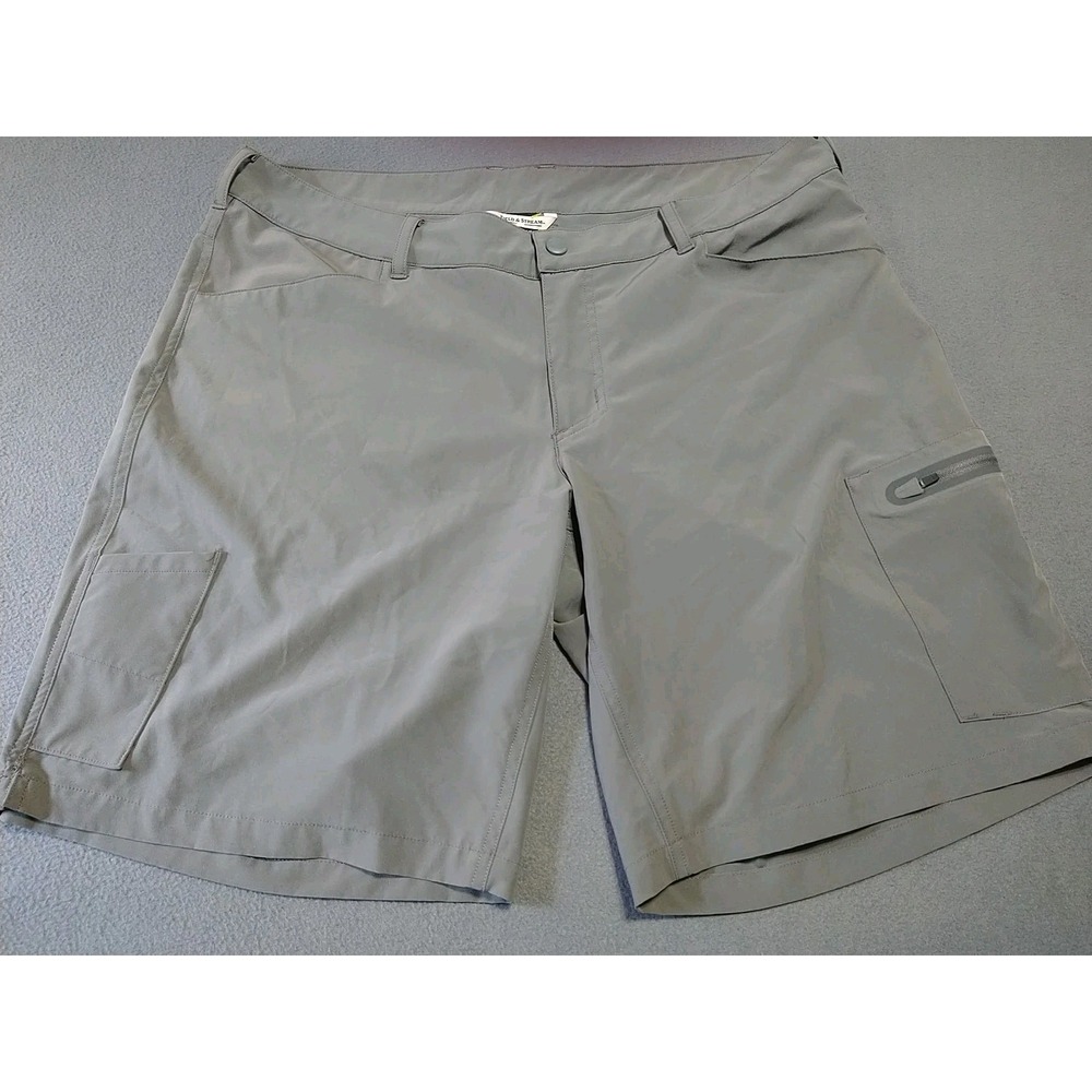 Field And Stream Golf Shorts Women 14(38/10) Medium Gray Stretch Utility Pockets